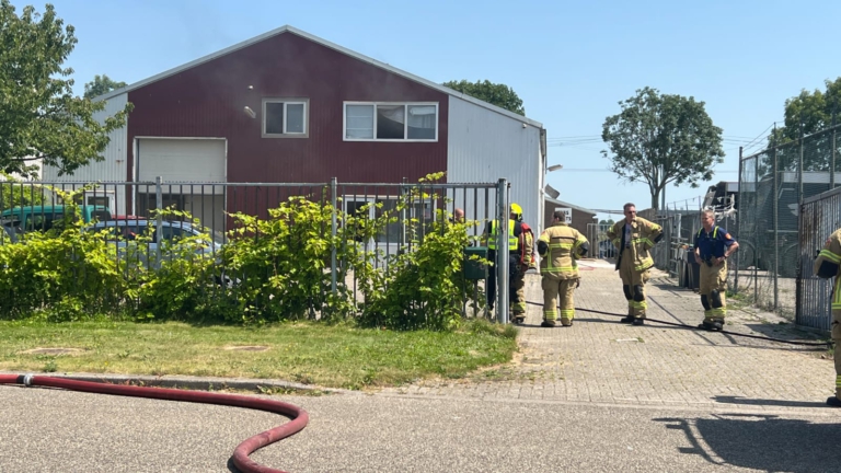 Korte brand in bedrijfspand Galvanistraat Heerhugowaard