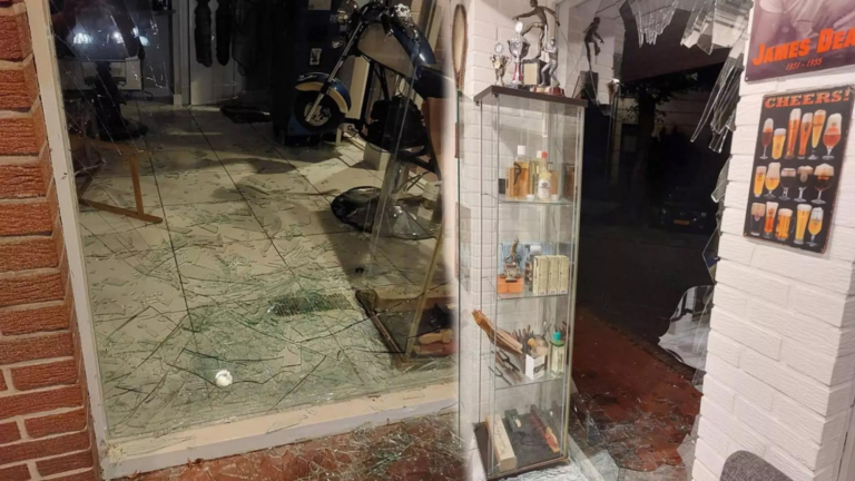 Man springt door etalageruit na politieachtervolging in Heiloo