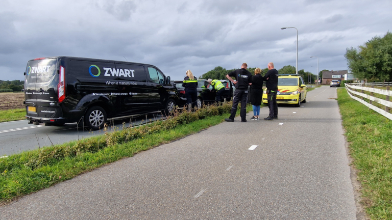 Kop-staartbotsing in Egmond aan den Hoef