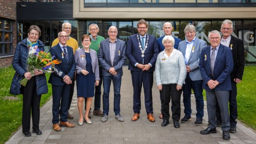Elf inwoners van Dijk en Waard onderscheiden tijdens lintjesregen