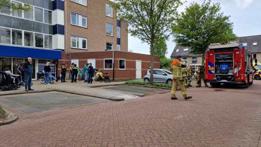 Brand in woning in De Roze Flamingo in Heerhugowaard