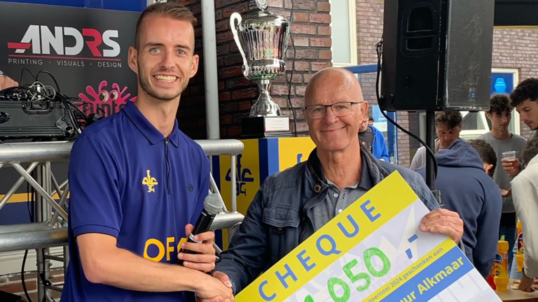 AFC ’34 Mixtoernooi levert 1.050 euro op voor Jeugdfonds Sport & Cultuur Alkmaar