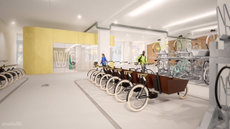 Half jaar langer wachten op nieuwe fietsenstalling in oude V&D Alkmaar