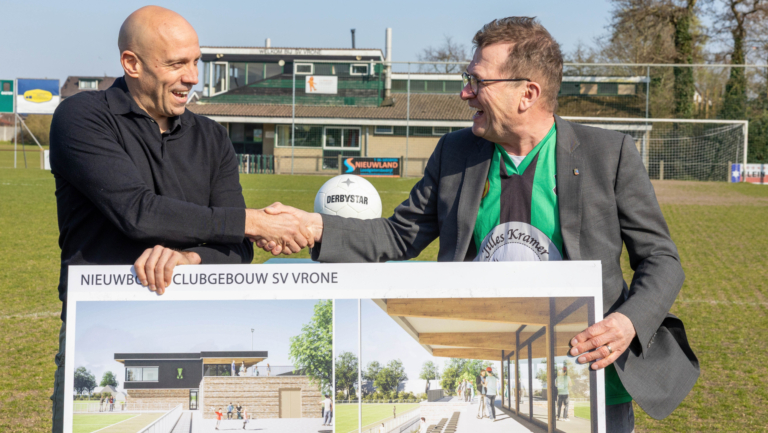 Vernieuwing sportcomplex S.V. Vrone weer stap dichterbij: “Trots dat we samen deze stap zetten”