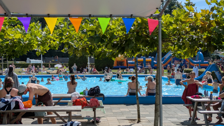 Heilooër openluchtbad sluit succesvol seizoen af met Aquathlon: meer dan 50.000 bezoekers voor Het Baafje