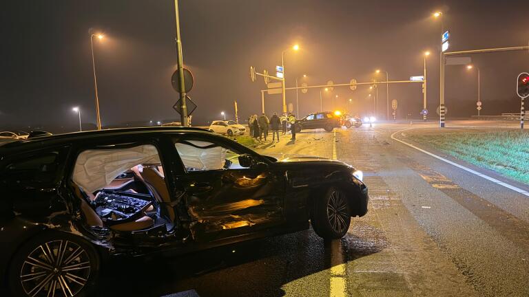 Aanhouding na harde botsing op N245