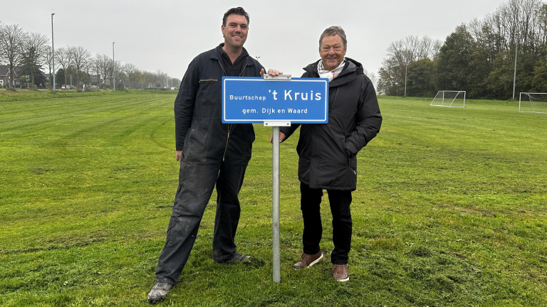 DOP maakt zich sterk voor blauwe komborden ‘t Kruis: “Bruisende kern”