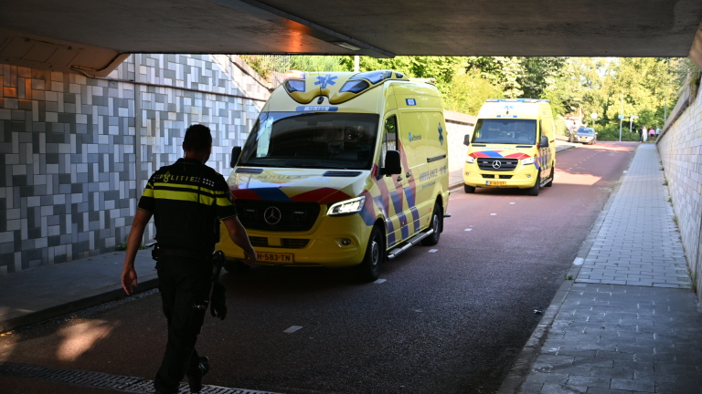 Aanhouding na aanrijding in Alkmaars fietstunneltje