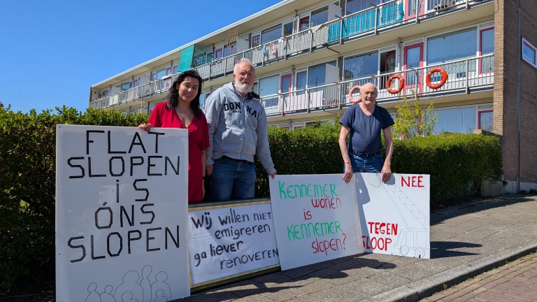 Dorus Rijkersflat gaat plat, maar pas over een jaar of tien: “Wat mij betreft kan de vlag uit”