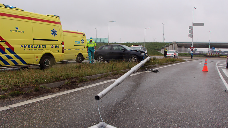 Gezin raakt gewond bij ongeval Smaragdweg Alkmaar