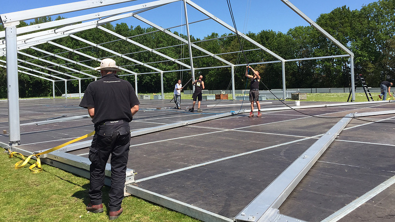 Bouw atletenaccommodaties voor International Children's Games in volle gang
