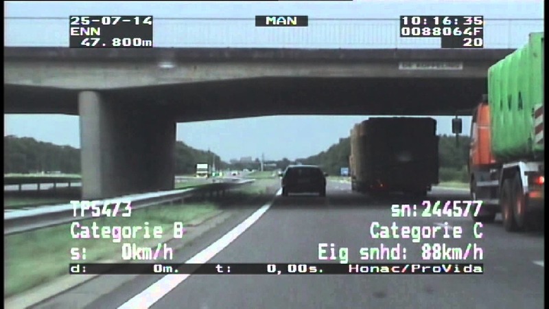 Overtreders op de A9 in tv-programma Wegmisbruikers