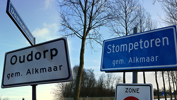 Leefbaar Alkmaar wil voor alle kernen blauwe plaatsnaamborden