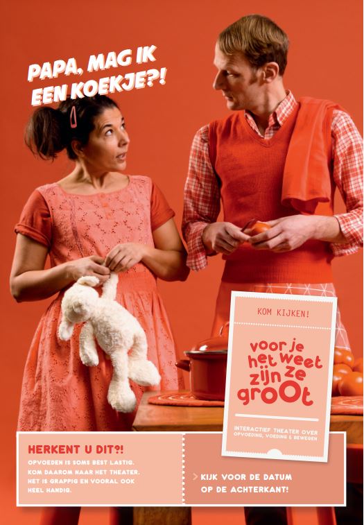 Interactieve theatervoorstelling over gezond opvoeden