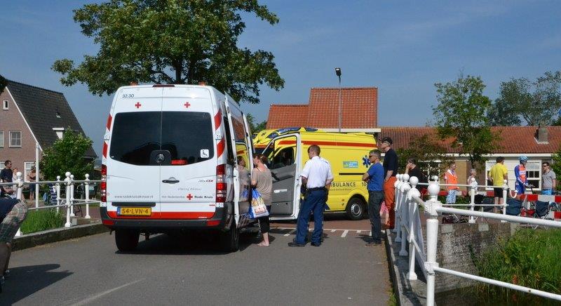 Vier gewonden bij Schermer wielerronde (FOTO's)