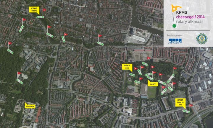 Alkmaar weer voor één dag een uitdagende golfbaan (PLAN)