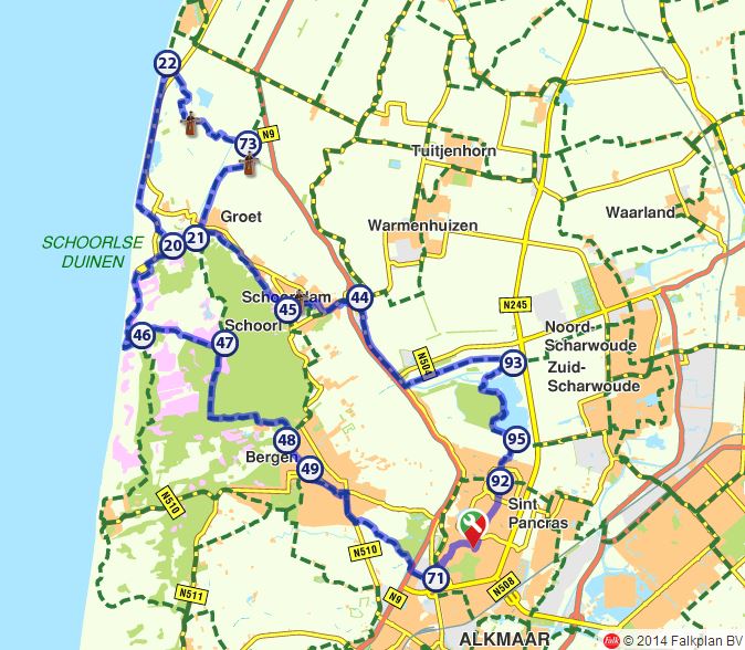 20140428 kaart nat fiets marathon